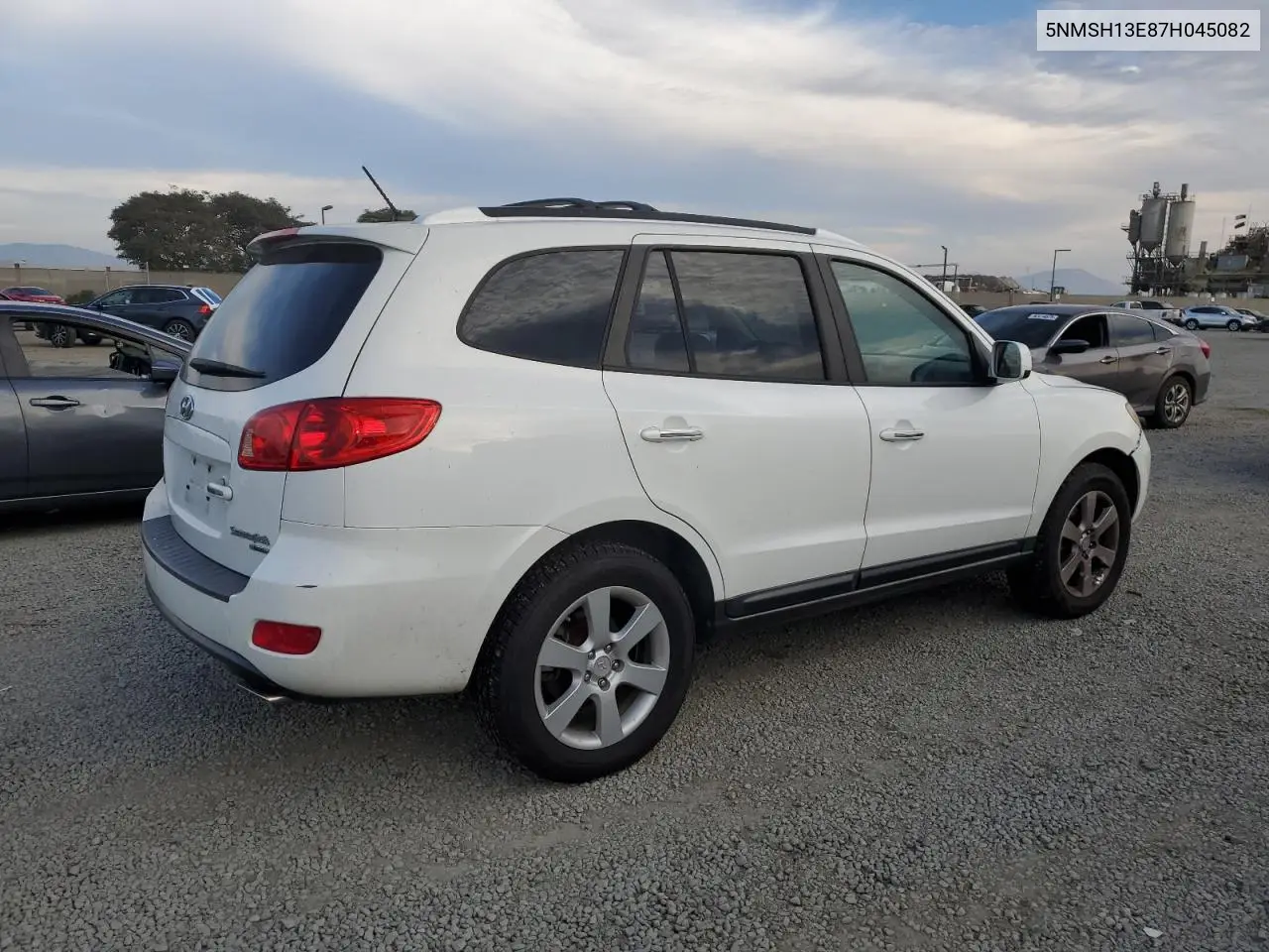 5NMSH13E87H045082 2007 Hyundai Santa Fe Se