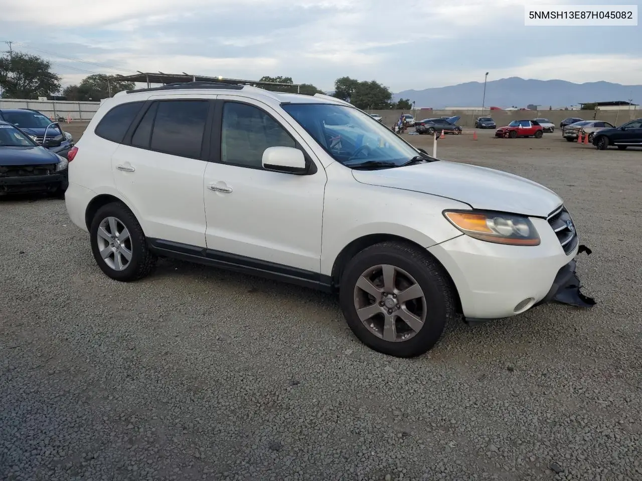 5NMSH13E87H045082 2007 Hyundai Santa Fe Se
