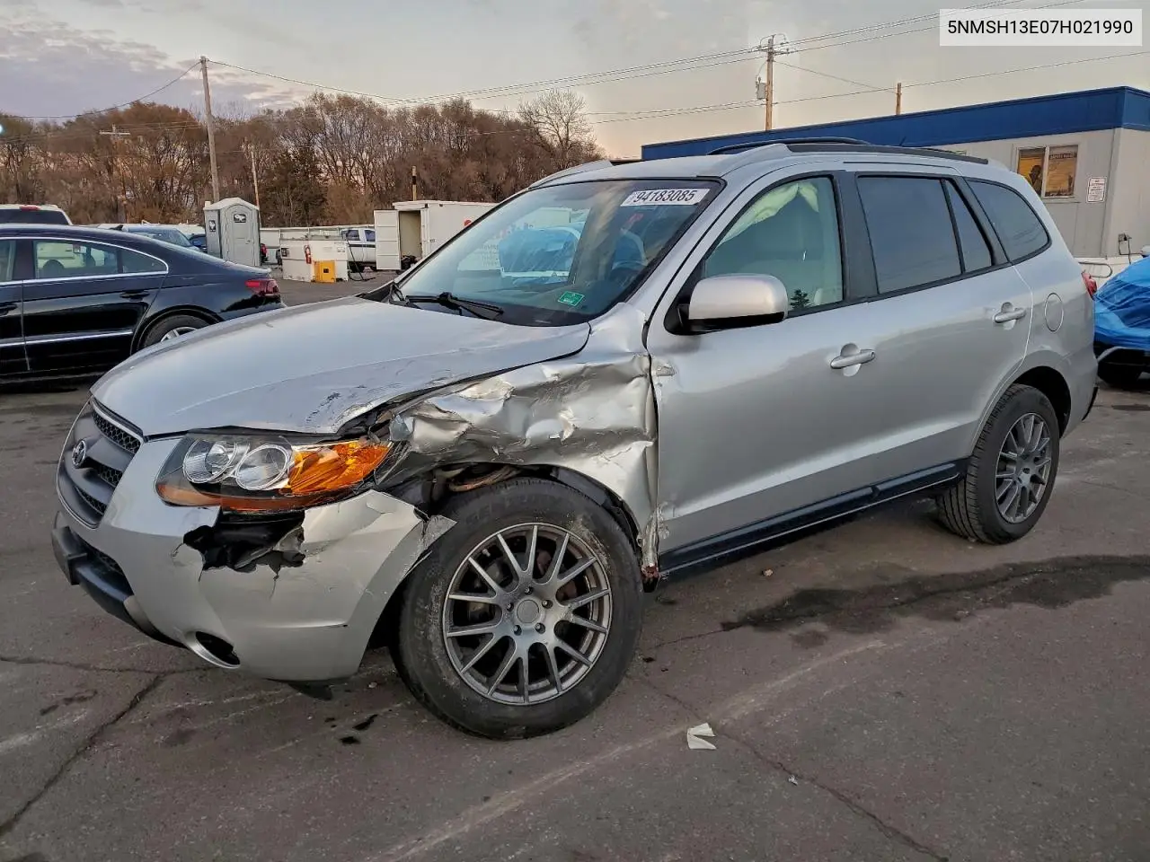 5NMSH13E07H021990 2007 Hyundai Santa Fe Se