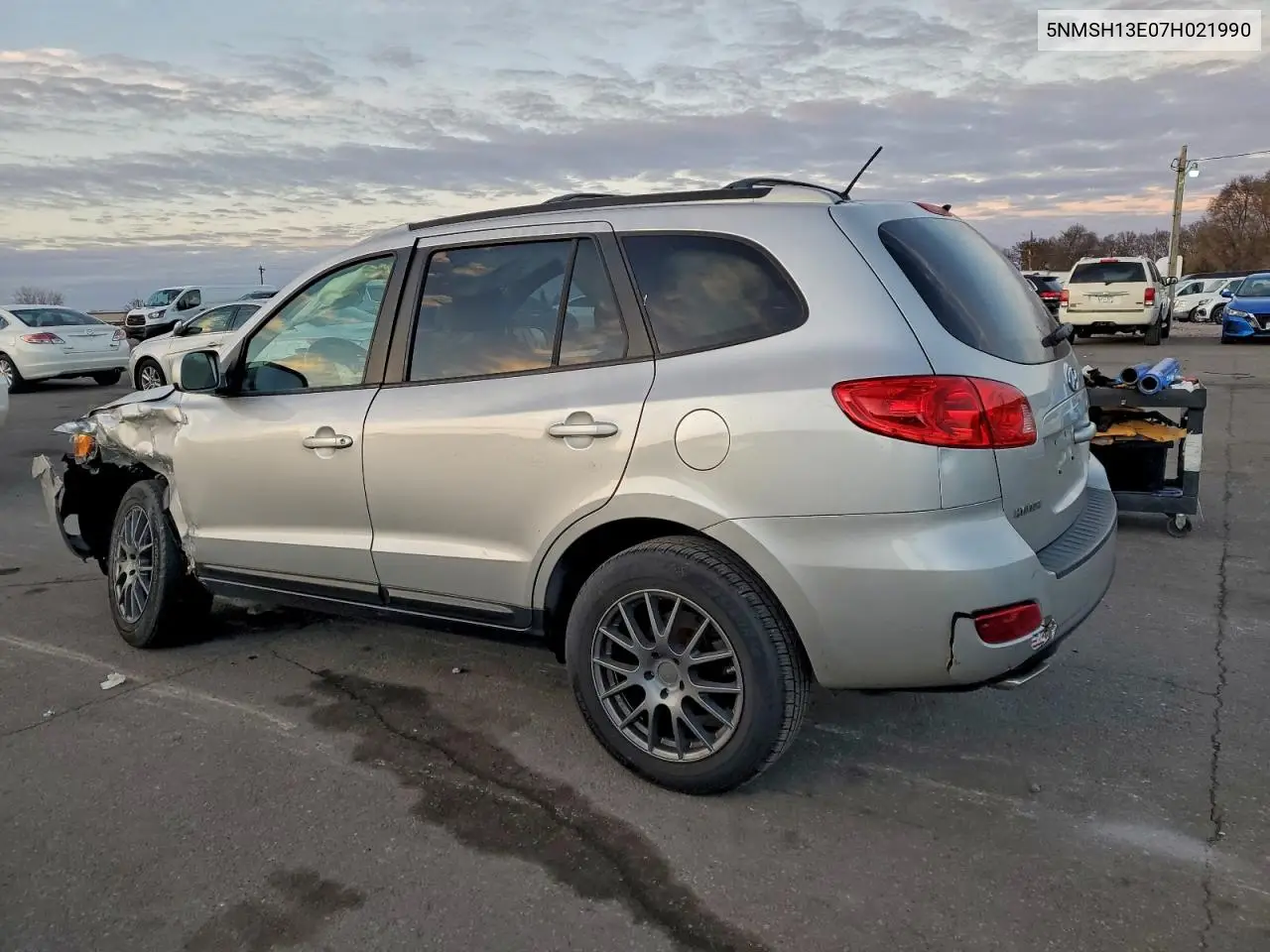 5NMSH13E07H021990 2007 Hyundai Santa Fe Se