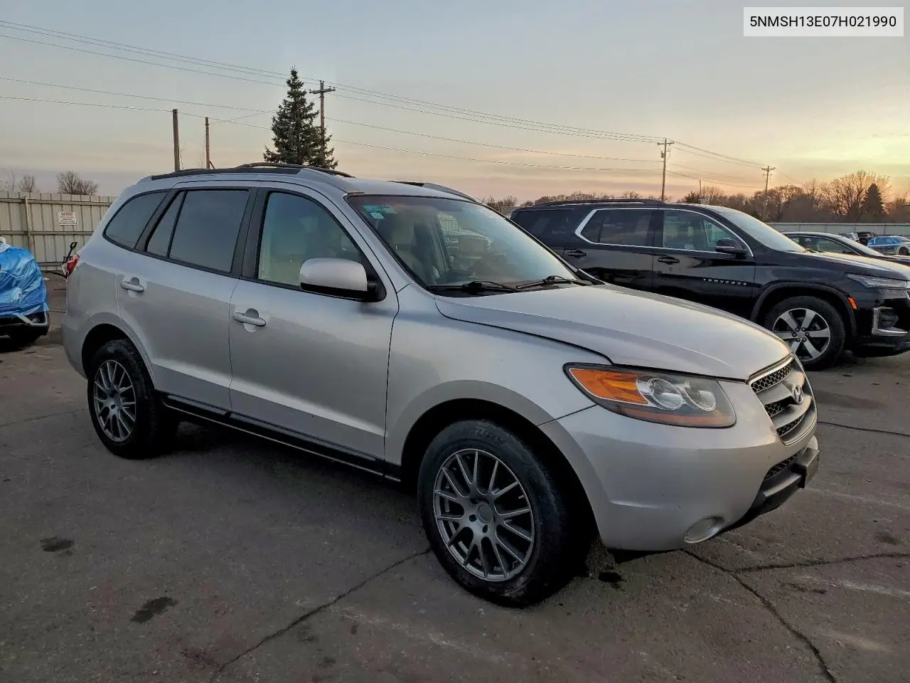 5NMSH13E07H021990 2007 Hyundai Santa Fe Se
