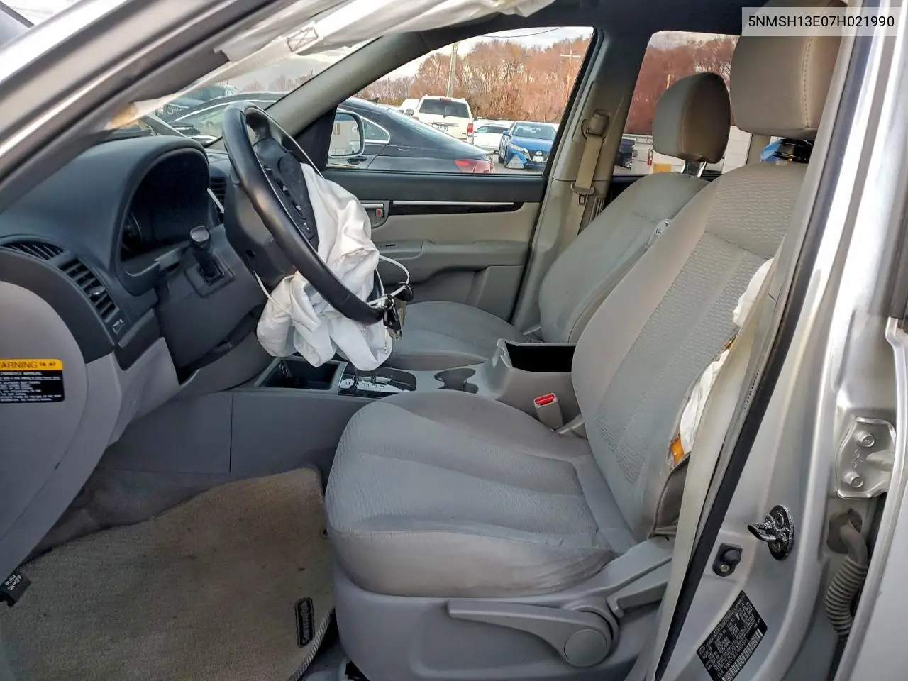5NMSH13E07H021990 2007 Hyundai Santa Fe Se