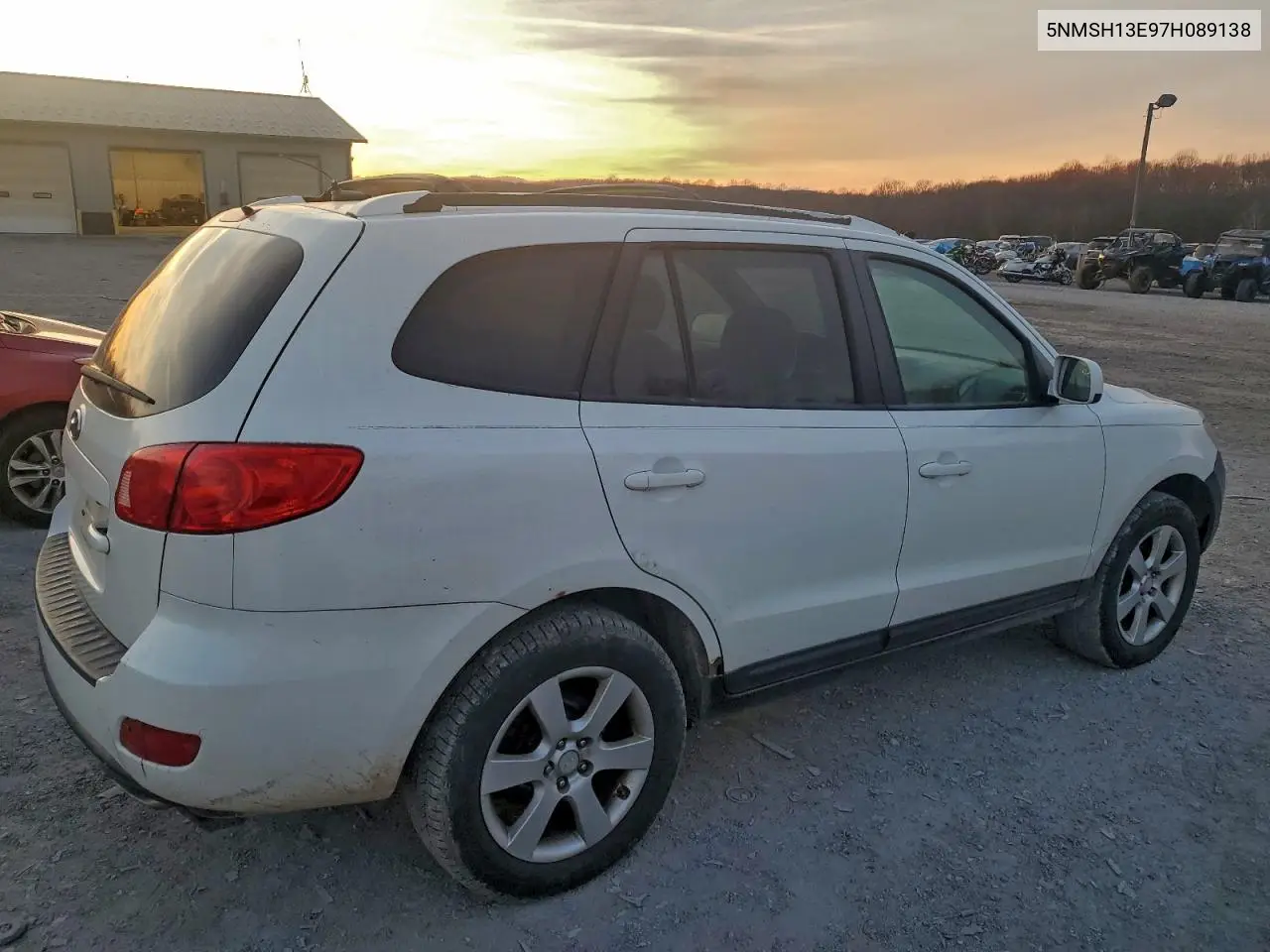 5NMSH13E97H089138 2007 Hyundai Santa Fe Se