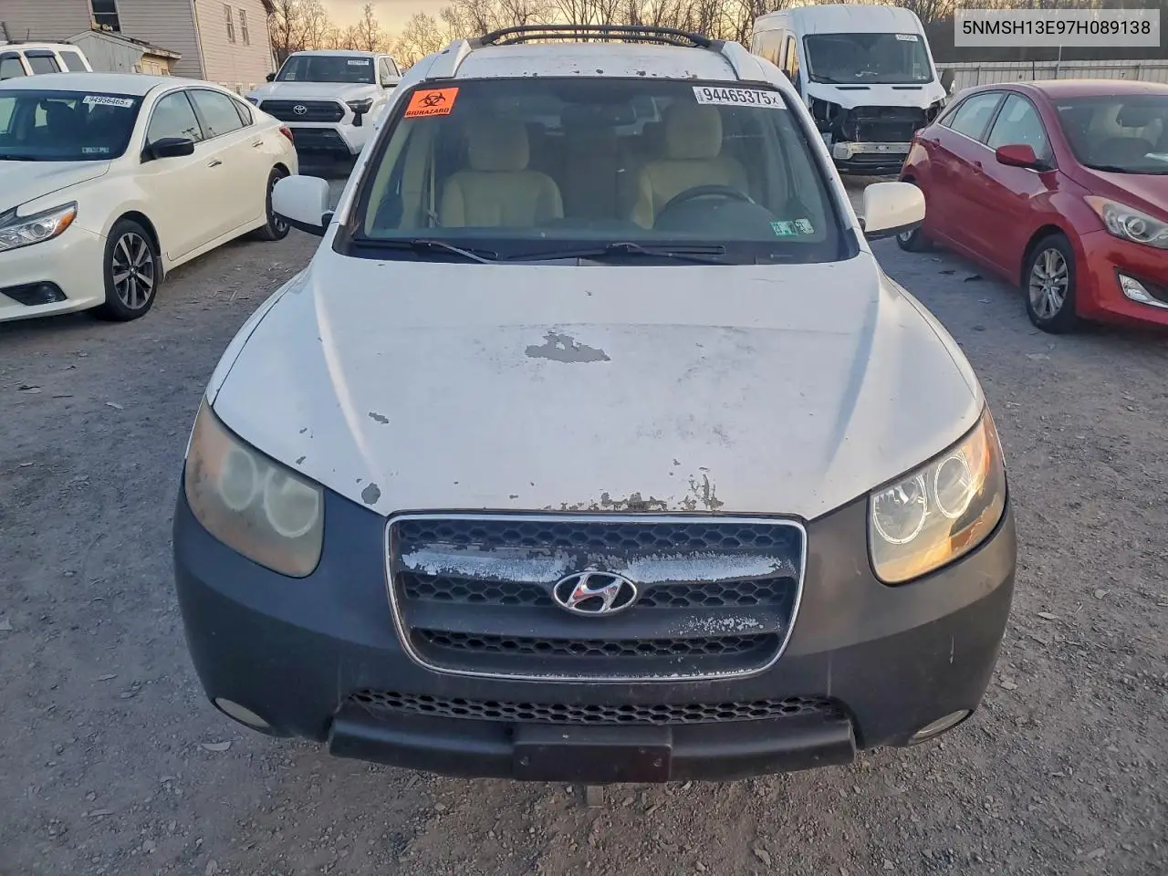 5NMSH13E97H089138 2007 Hyundai Santa Fe Se