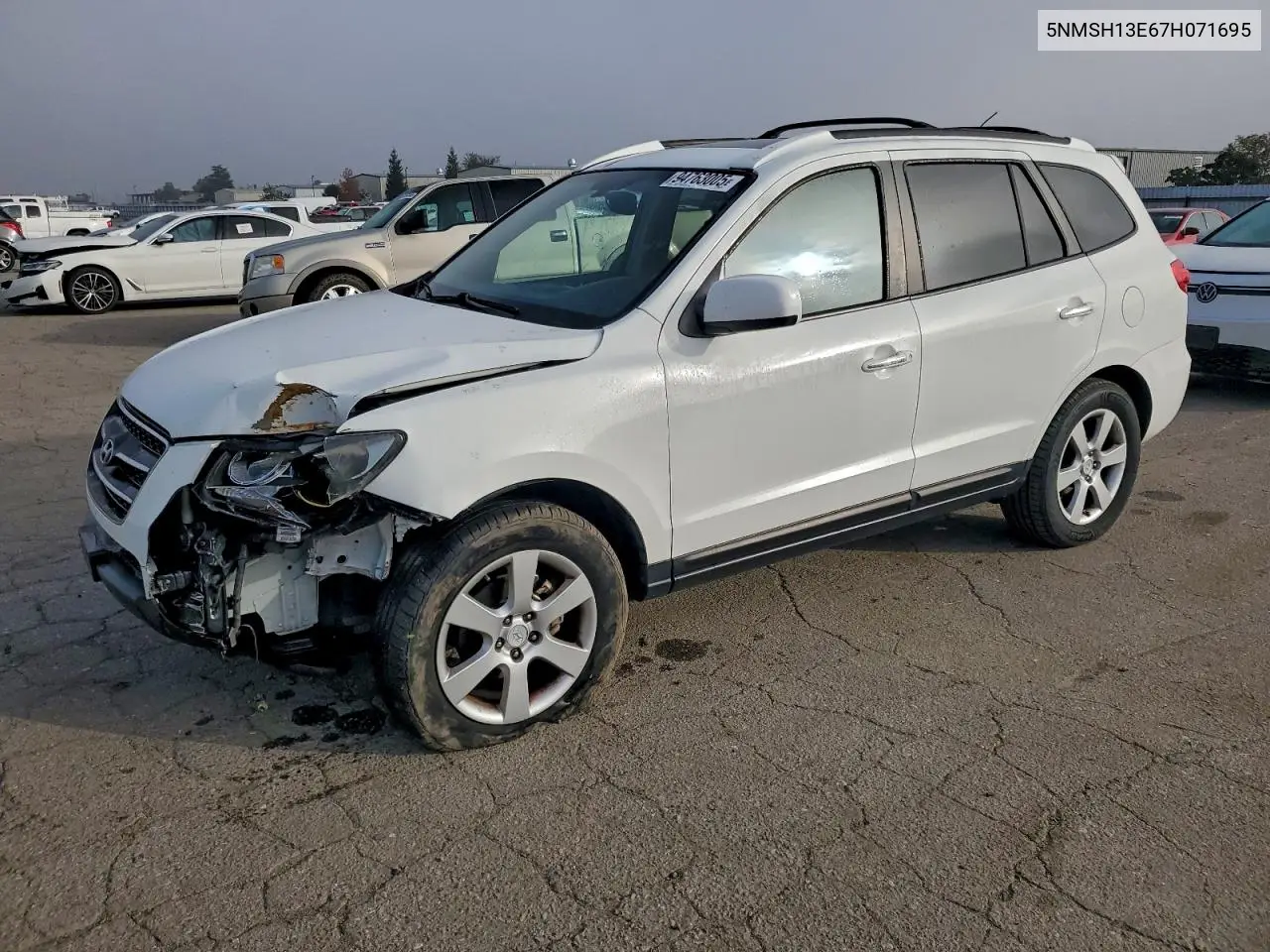 5NMSH13E67H071695 2007 Hyundai Santa Fe Se