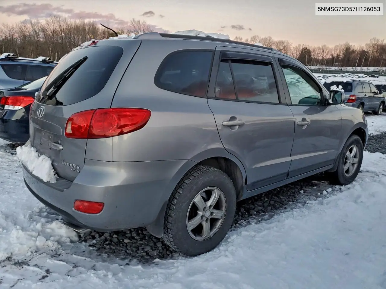 5NMSG73D57H126053 2007 Hyundai Santa Fe Gls