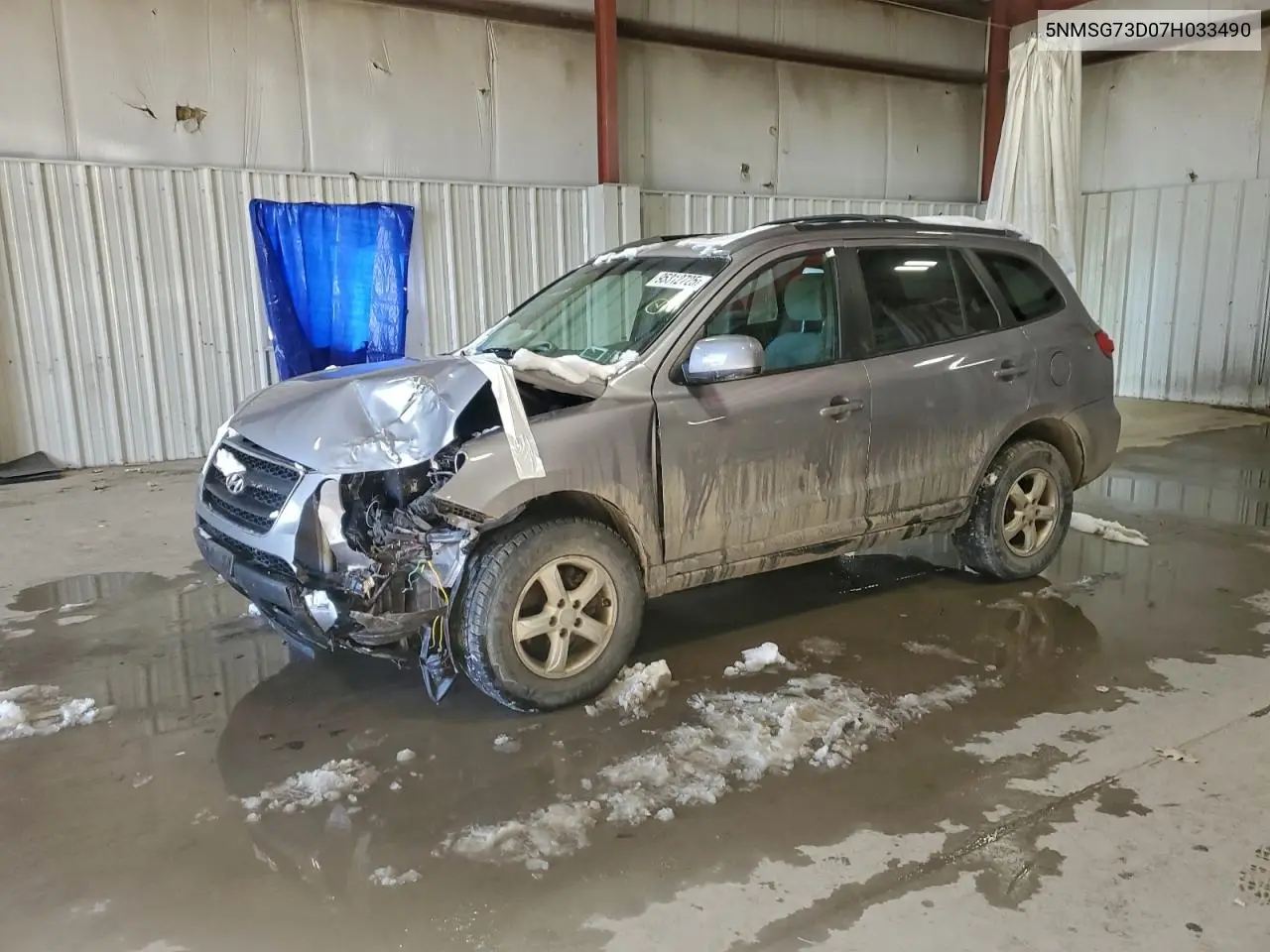 5NMSG73D07H033490 2007 Hyundai Santa Fe Gls