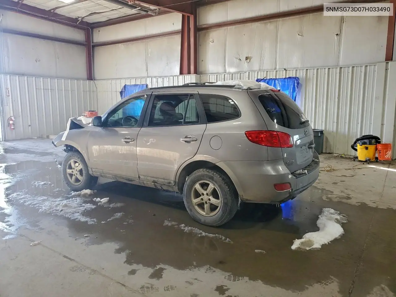 5NMSG73D07H033490 2007 Hyundai Santa Fe Gls