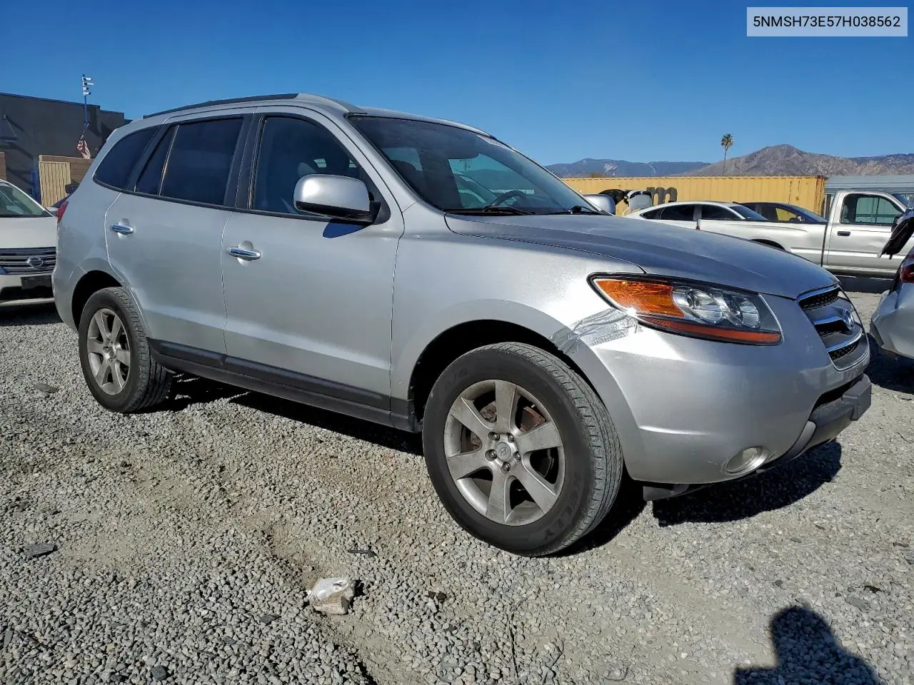 5NMSH73E57H038562 2007 Hyundai Santa Fe Se