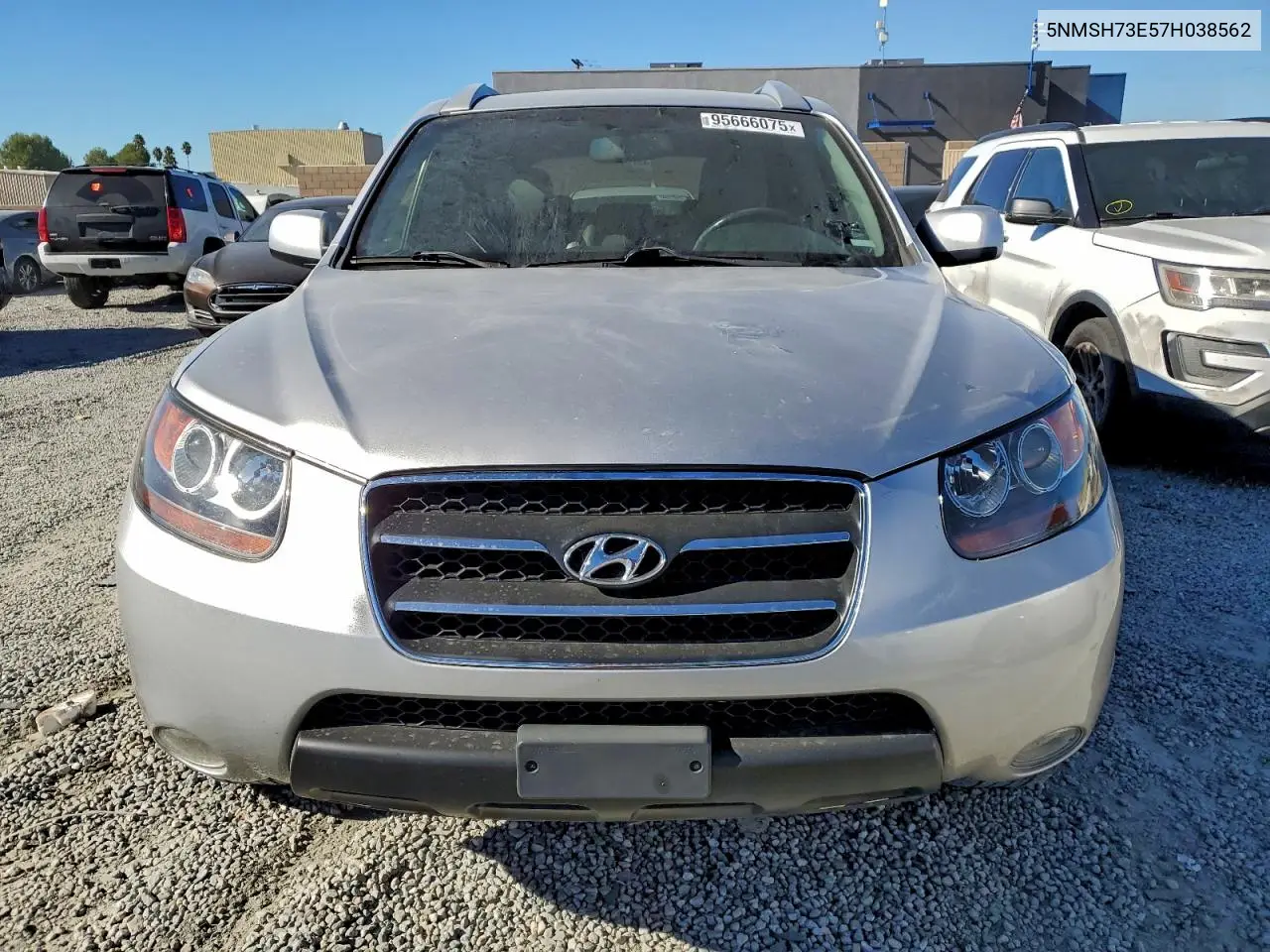 5NMSH73E57H038562 2007 Hyundai Santa Fe Se