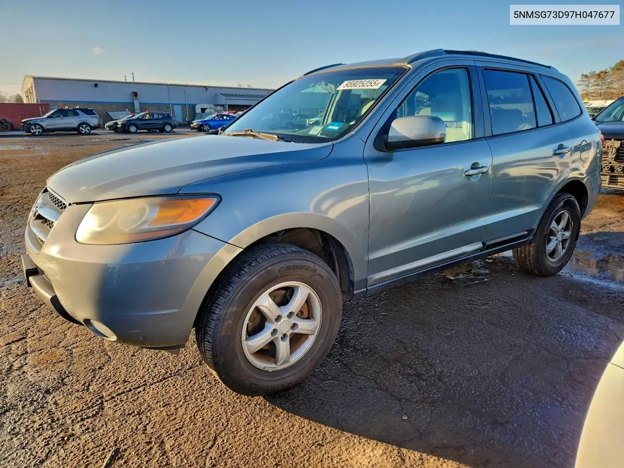 5NMSG73D97H047677 2007 Hyundai Santa Fe Gls