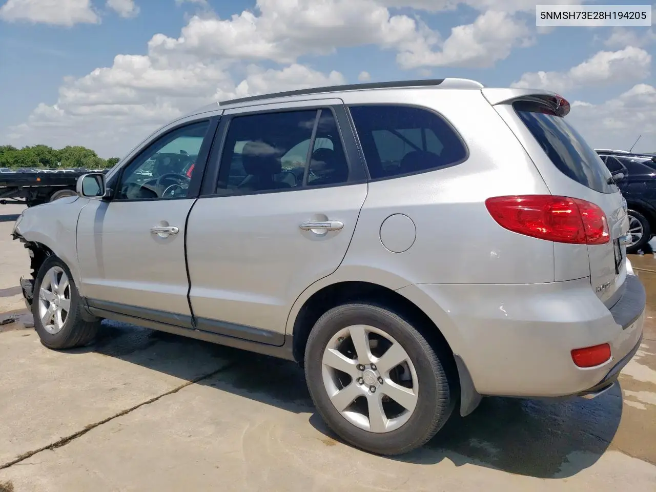 5NMSH73E28H194205 2008 Hyundai Santa Fe Se