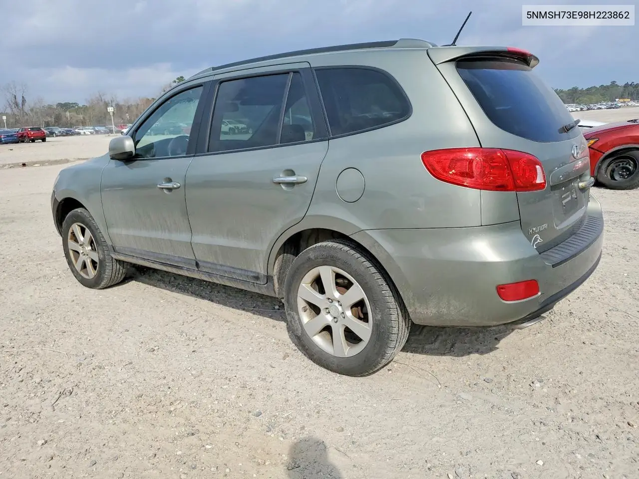 5NMSH73E98H223862 2008 Hyundai Santa Fe Se