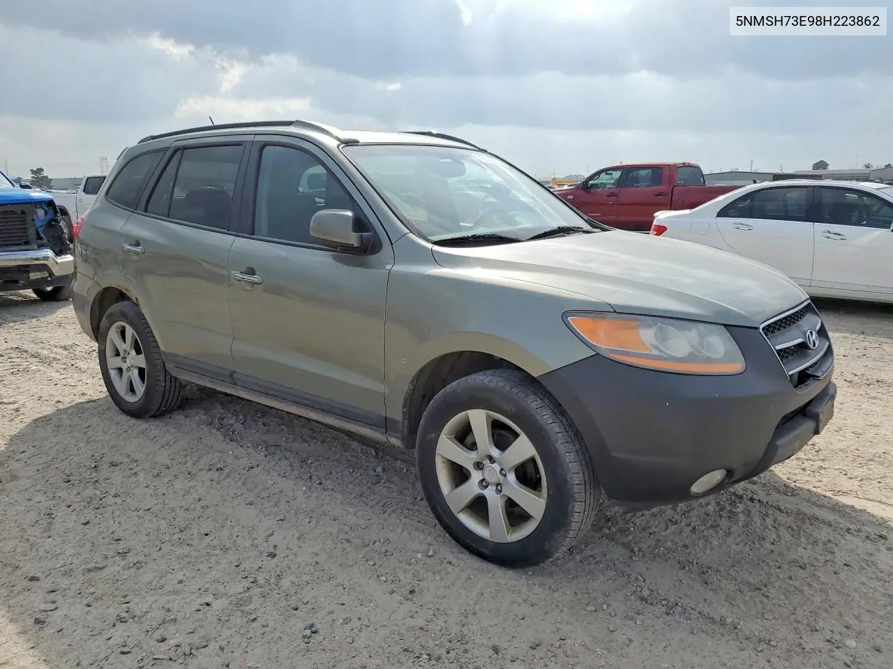 5NMSH73E98H223862 2008 Hyundai Santa Fe Se