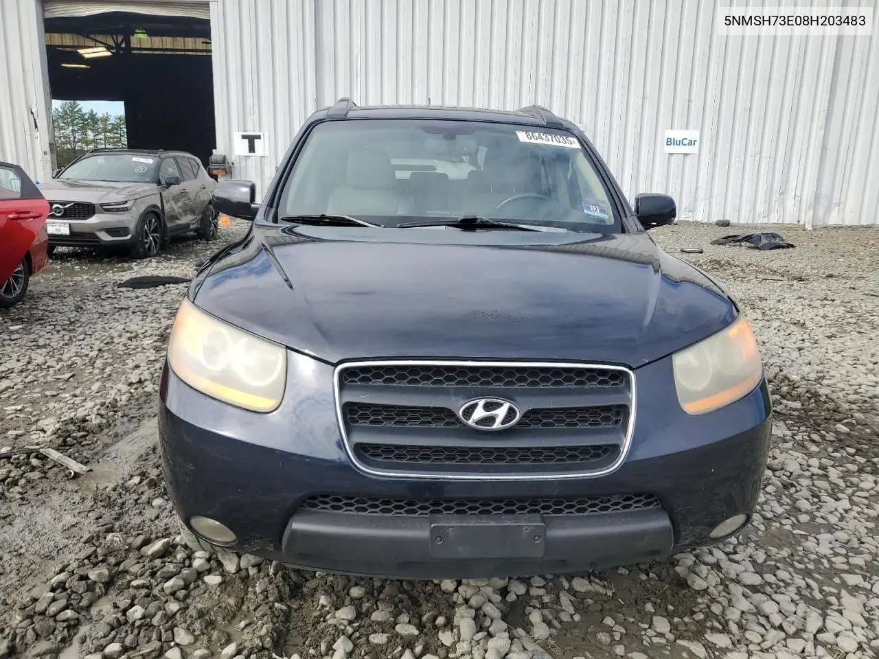 5NMSH73E08H203483 2008 Hyundai Santa Fe Se