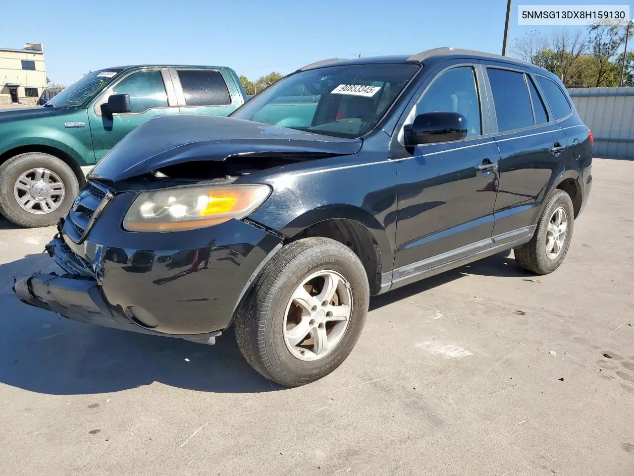 5NMSG13DX8H159130 2008 Hyundai Santa Fe Gls
