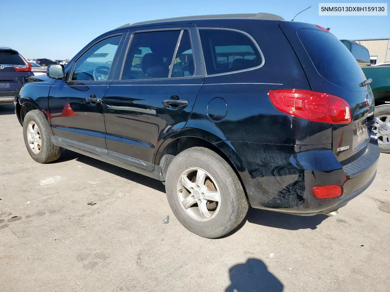 5NMSG13DX8H159130 2008 Hyundai Santa Fe Gls