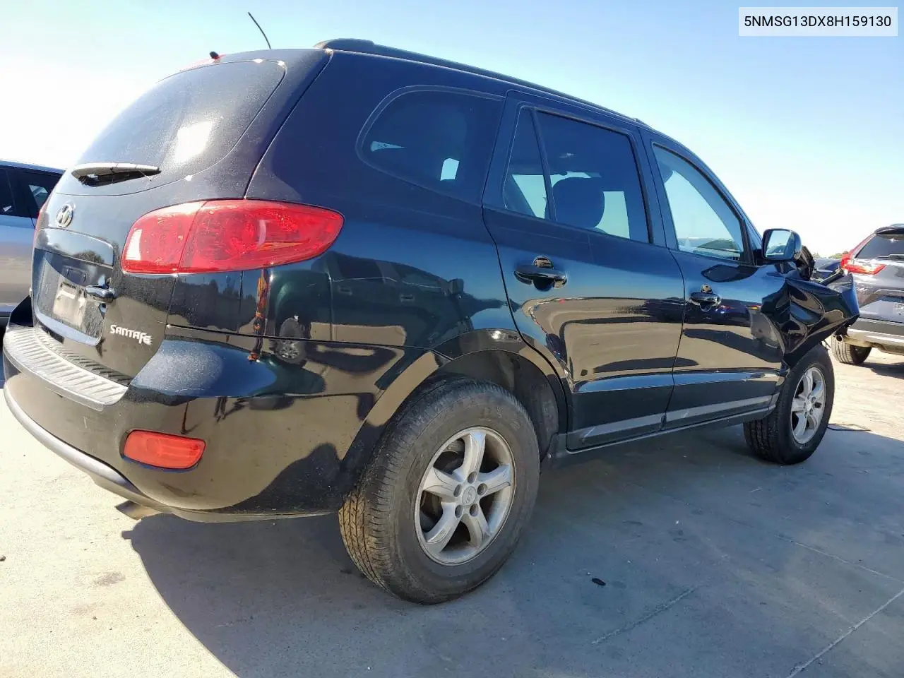 5NMSG13DX8H159130 2008 Hyundai Santa Fe Gls