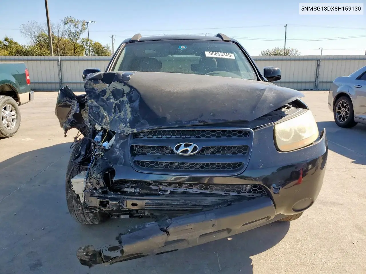 5NMSG13DX8H159130 2008 Hyundai Santa Fe Gls