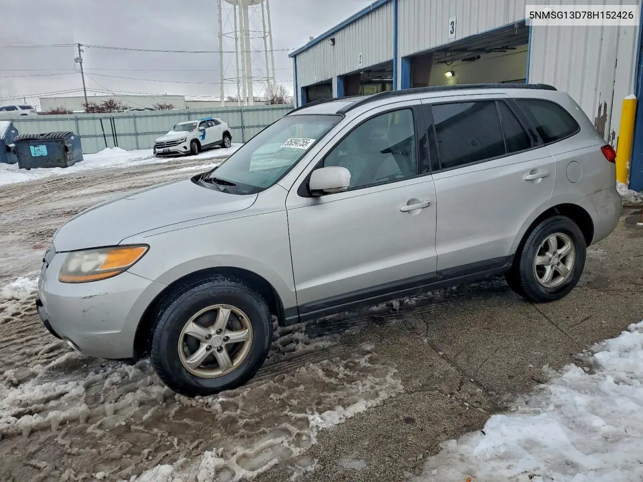 5NMSG13D78H152426 2008 Hyundai Santa Fe Gls