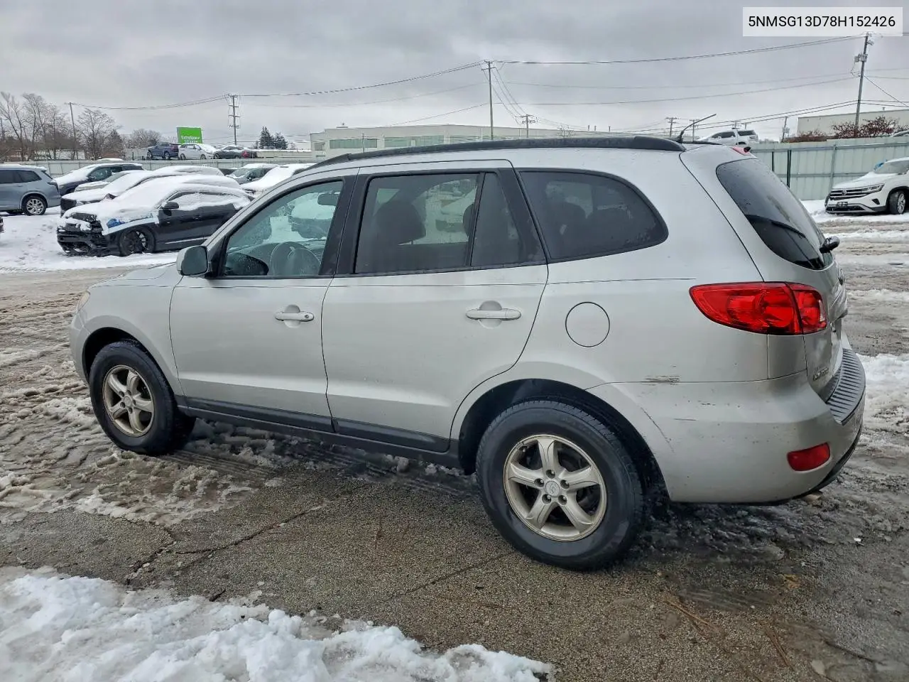 5NMSG13D78H152426 2008 Hyundai Santa Fe Gls