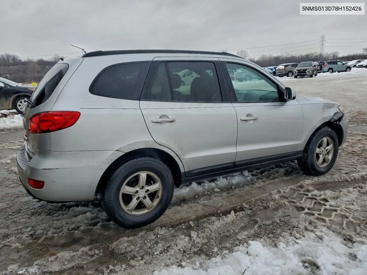 5NMSG13D78H152426 2008 Hyundai Santa Fe Gls