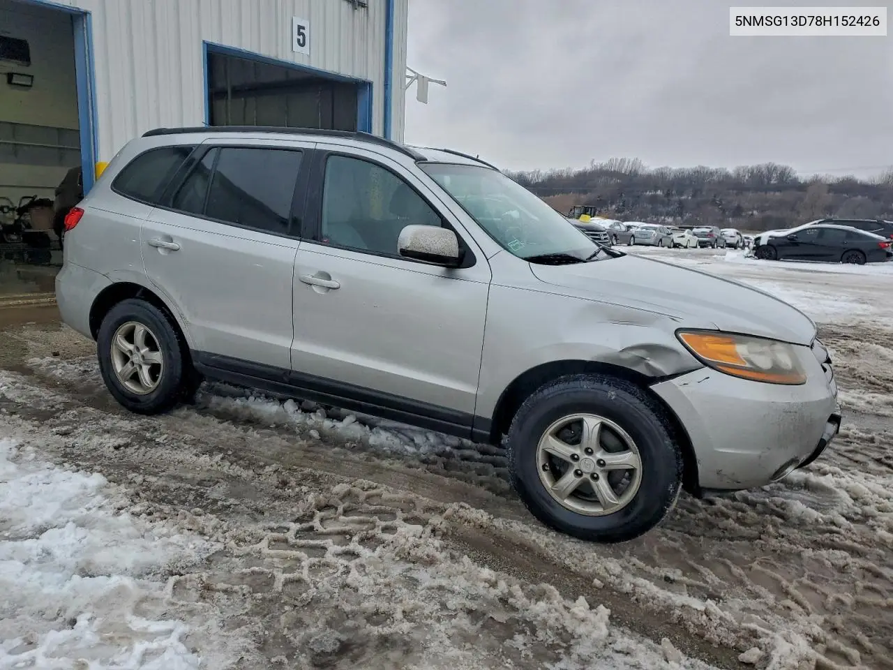 5NMSG13D78H152426 2008 Hyundai Santa Fe Gls