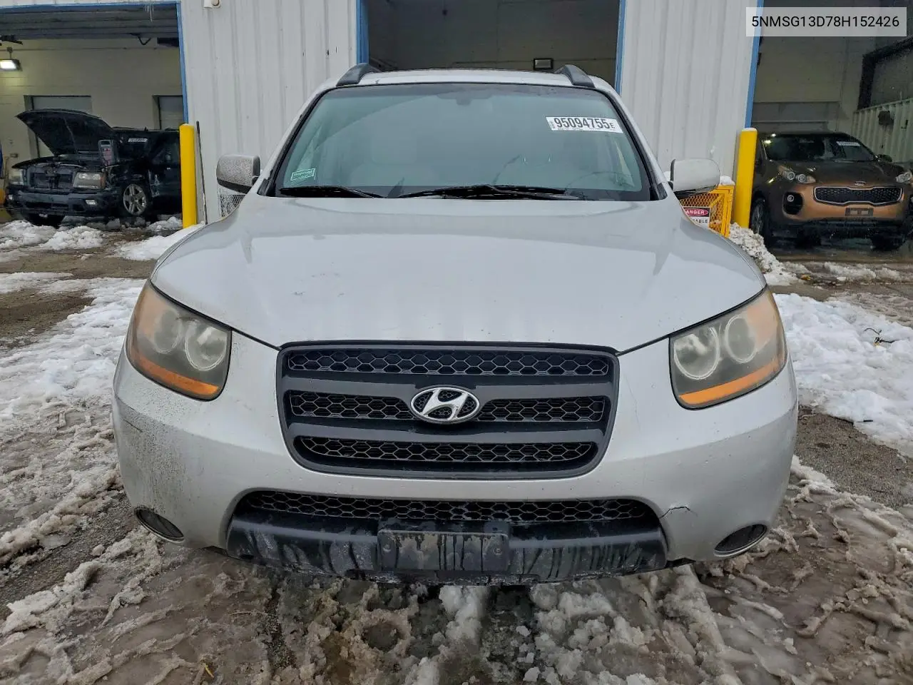 5NMSG13D78H152426 2008 Hyundai Santa Fe Gls