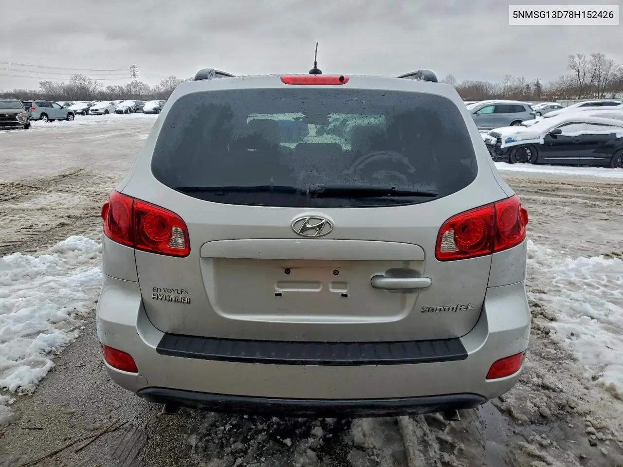 5NMSG13D78H152426 2008 Hyundai Santa Fe Gls