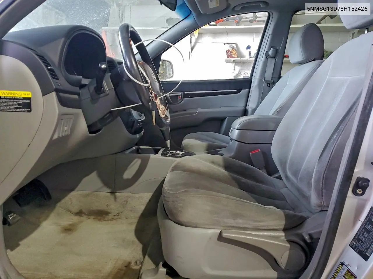 5NMSG13D78H152426 2008 Hyundai Santa Fe Gls