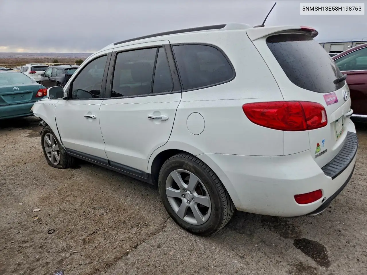 5NMSH13E58H198763 2008 Hyundai Santa Fe Se
