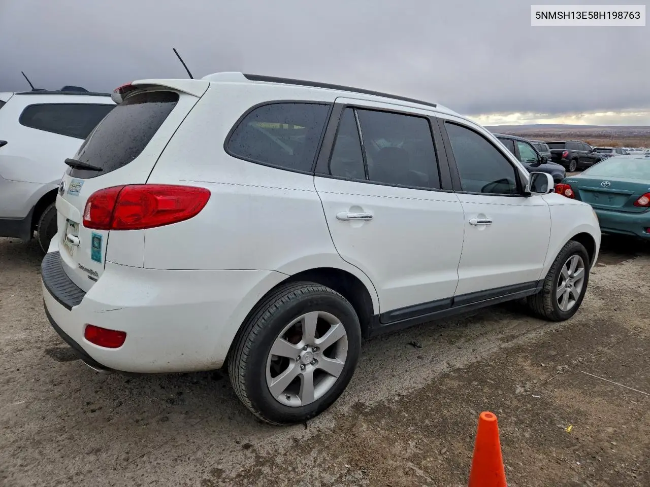 5NMSH13E58H198763 2008 Hyundai Santa Fe Se