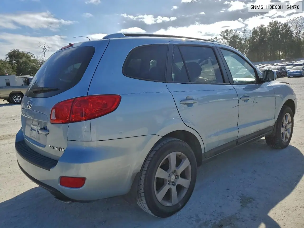 5NMSH13E68H154478 2008 Hyundai Santa Fe Se