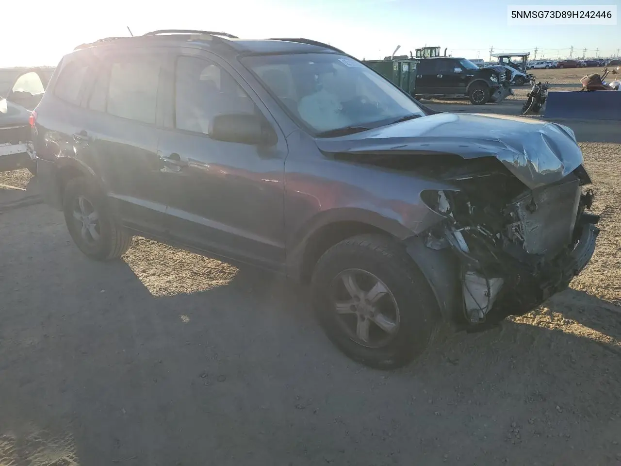 5NMSG73D89H242446 2009 Hyundai Santa Fe Gls