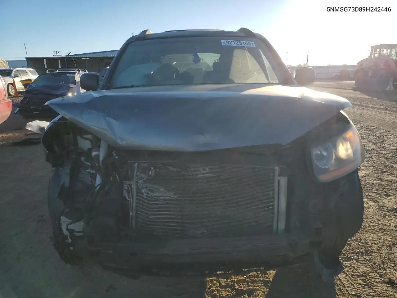 5NMSG73D89H242446 2009 Hyundai Santa Fe Gls