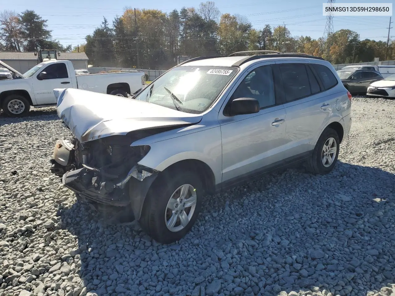 5NMSG13D59H298650 2009 Hyundai Santa Fe Gls
