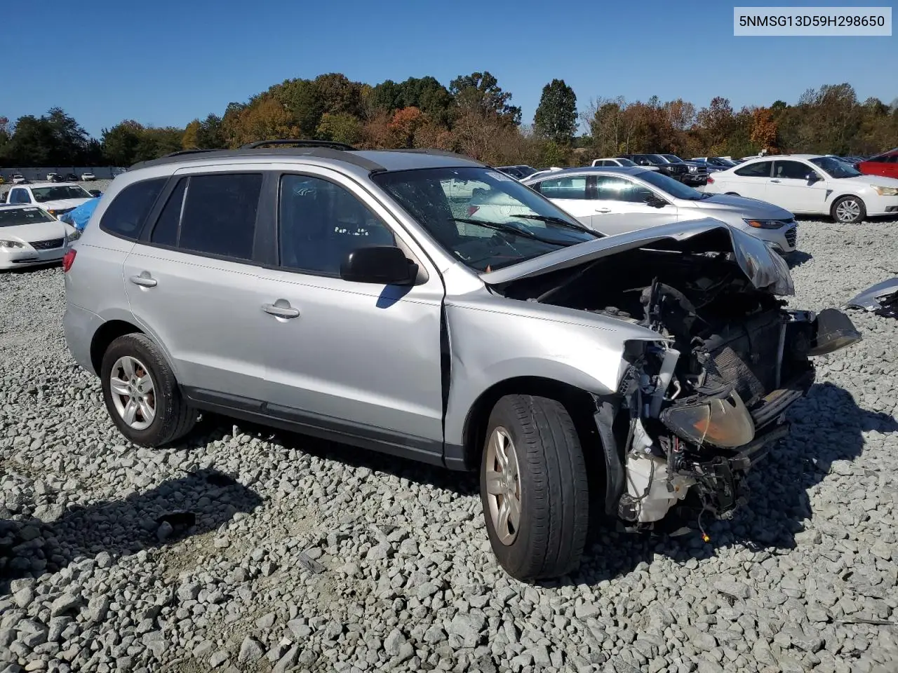 5NMSG13D59H298650 2009 Hyundai Santa Fe Gls