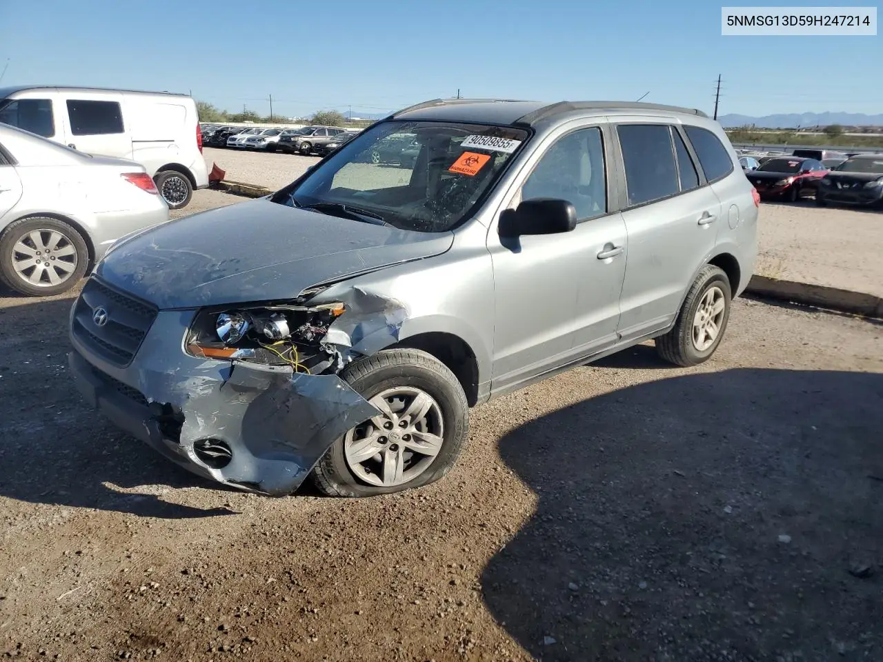 5NMSG13D59H247214 2009 Hyundai Santa Fe Gls