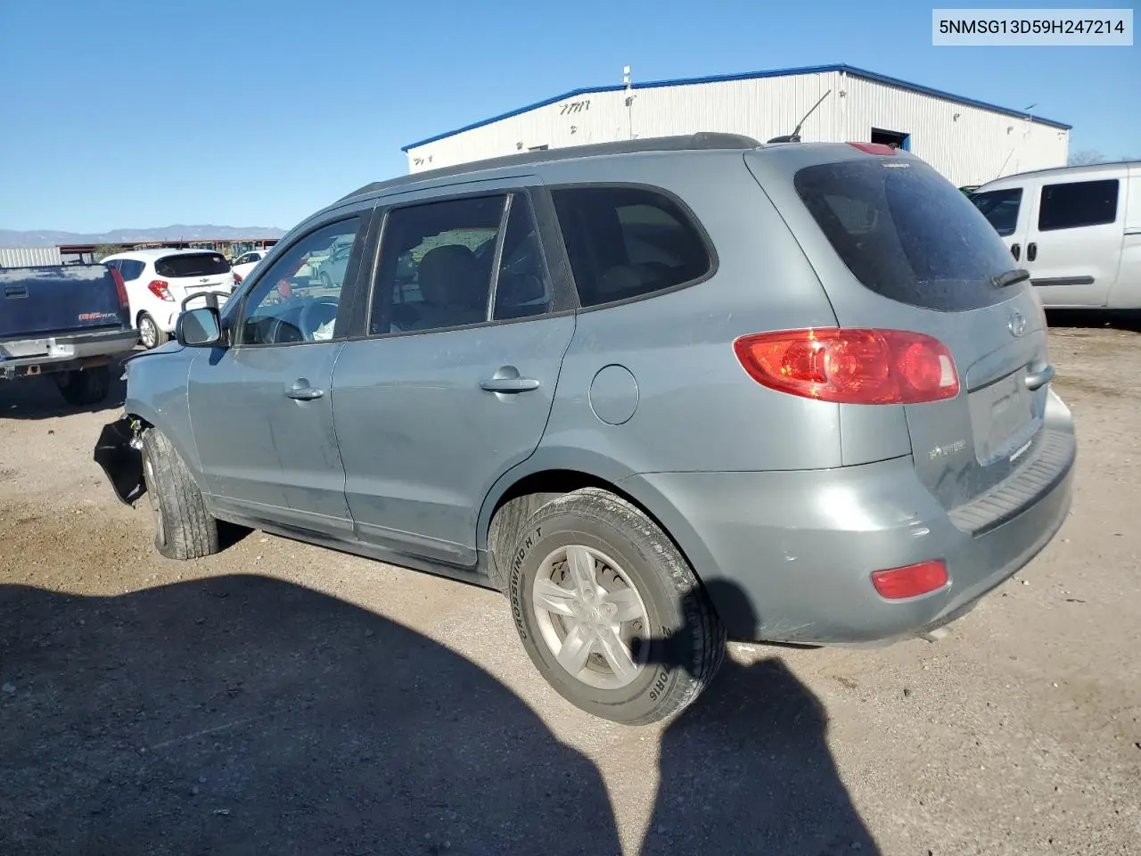 5NMSG13D59H247214 2009 Hyundai Santa Fe Gls