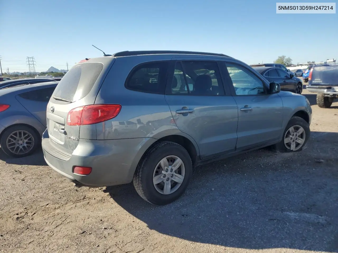 5NMSG13D59H247214 2009 Hyundai Santa Fe Gls