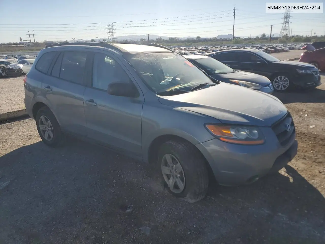 5NMSG13D59H247214 2009 Hyundai Santa Fe Gls