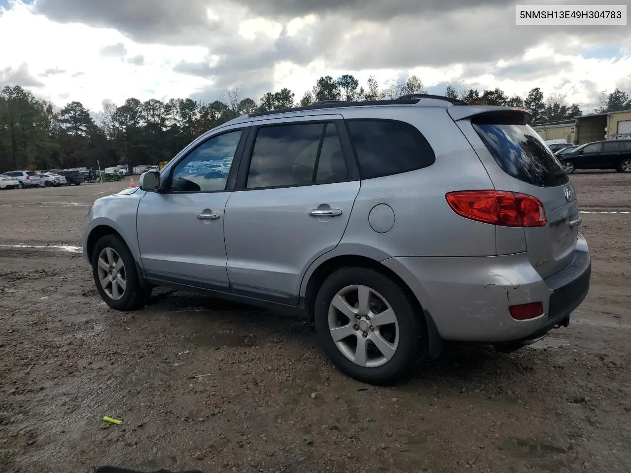 5NMSH13E49H304783 2009 Hyundai Santa Fe Se