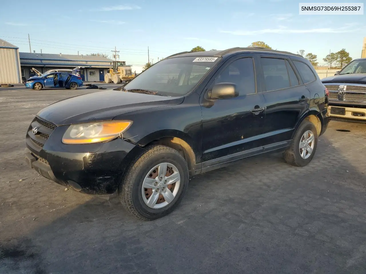 5NMSG73D69H255387 2009 Hyundai Santa Fe Gls