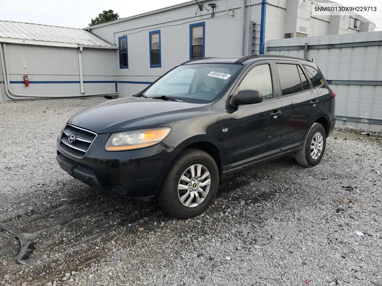 5NMSG13DX9H229713 2009 Hyundai Santa Fe Gls