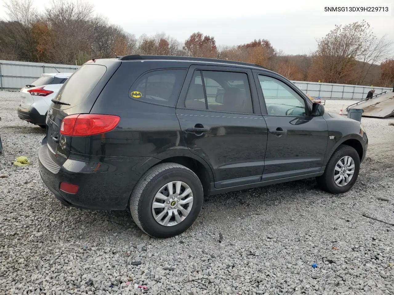5NMSG13DX9H229713 2009 Hyundai Santa Fe Gls