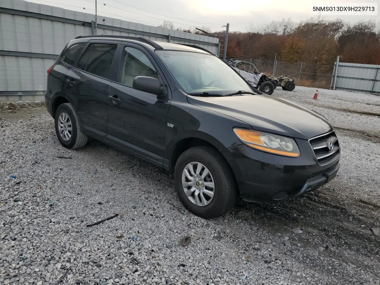 5NMSG13DX9H229713 2009 Hyundai Santa Fe Gls