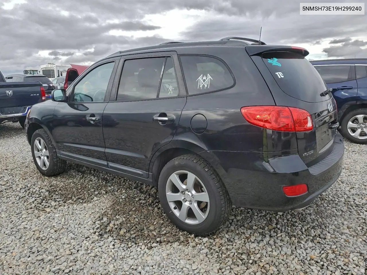 5NMSH73E19H299240 2009 Hyundai Santa Fe Se