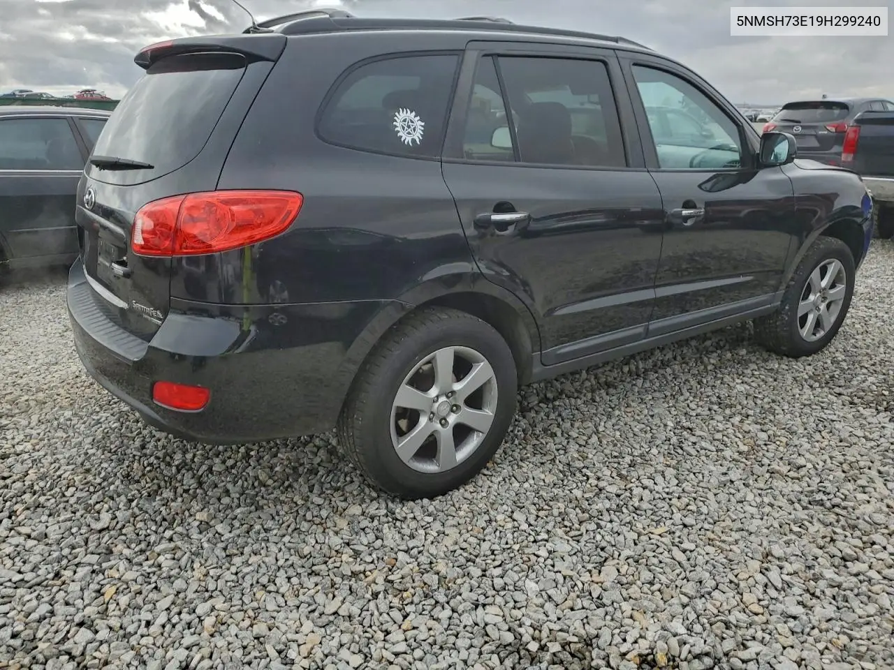 5NMSH73E19H299240 2009 Hyundai Santa Fe Se