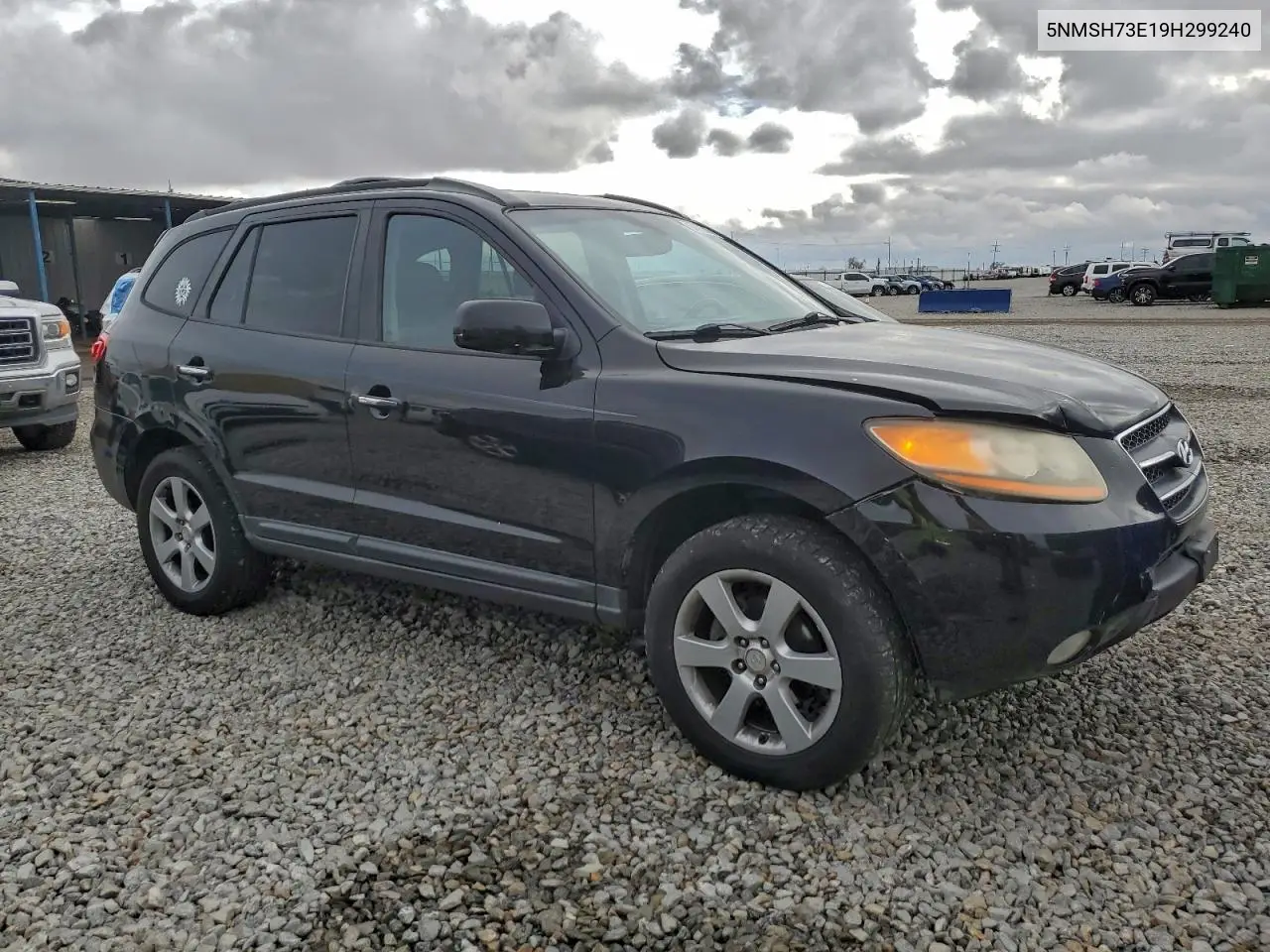 5NMSH73E19H299240 2009 Hyundai Santa Fe Se