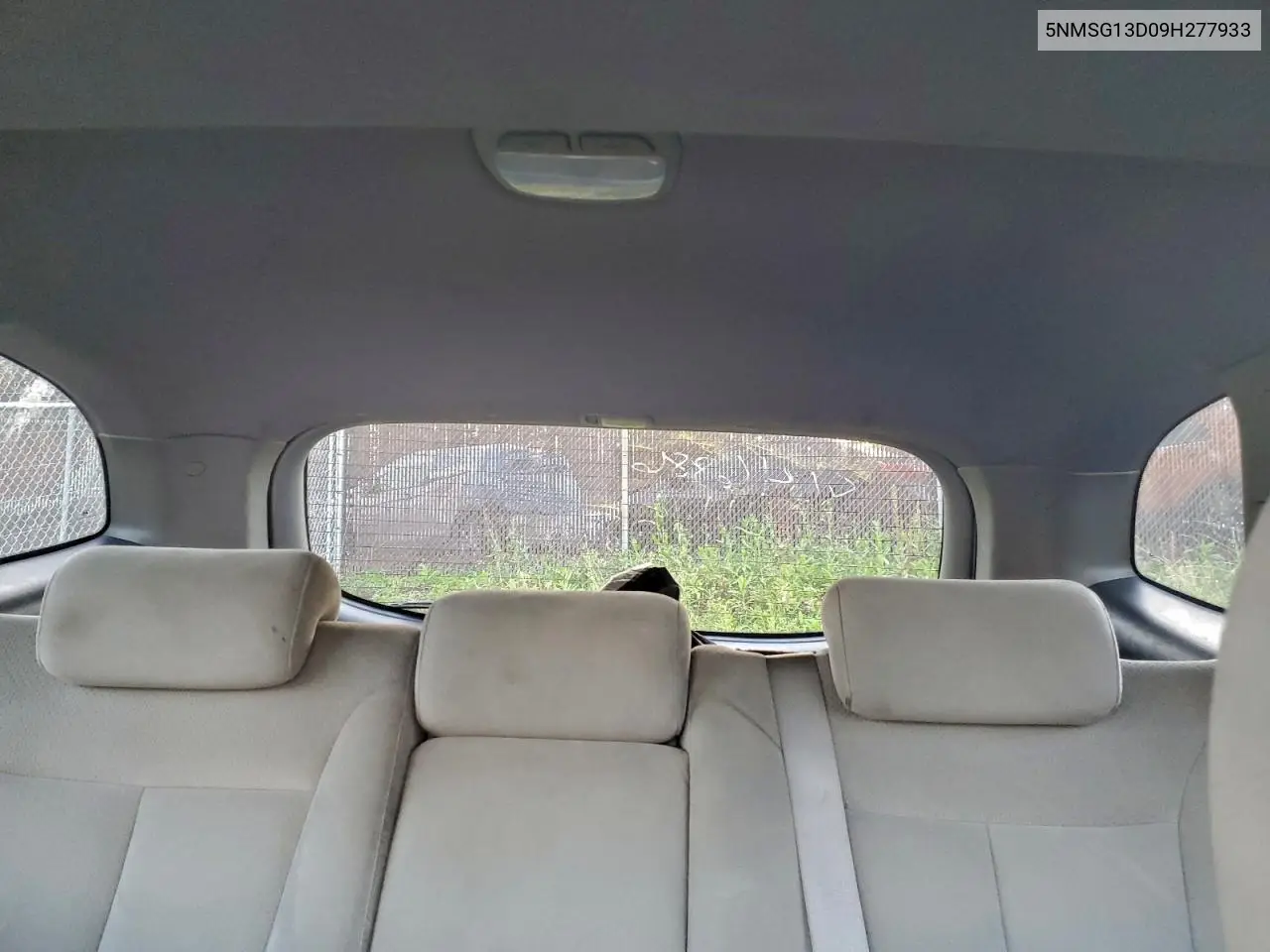 5NMSG13D09H277933 2009 Hyundai Santa Fe Gls